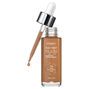 L'Oreal Paris True Match Nude Plumping Tinted Serum, Hyaluronic Acid, Light