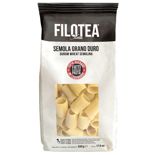 Filotea Paccheri Durum Wheat Semolina Pasta
