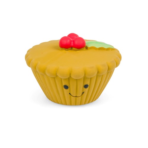 Petface Misha Mince Pie Latex Christmas Dog Toy