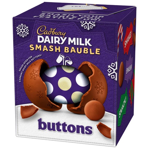 Cadbury Dairy Milk Chocolate Buttons Smash Bauble