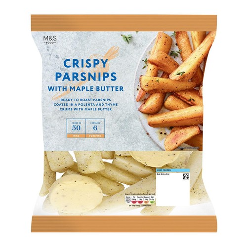 M&S Crispy Parsnips With Maple Butter Frozen