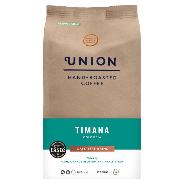 Union Timana Colombia Ground Coffee for Cafetiere 200g