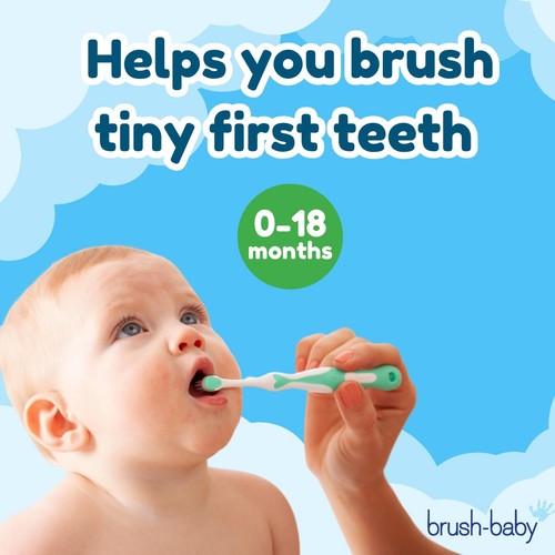Brush-Baby First Brush Duo, 0-18 months Ocado