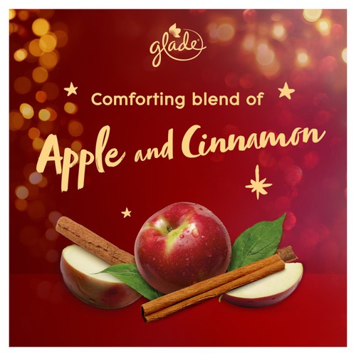 Glade Plug In Holder & Refill, Electric Scented Oil, Warm Apple Pie