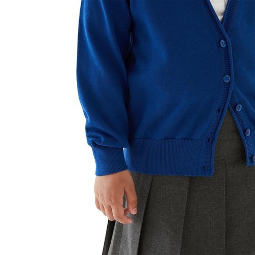 M&S Cotton Cardigan, 2 Pack, 6-7 Years, Blue
