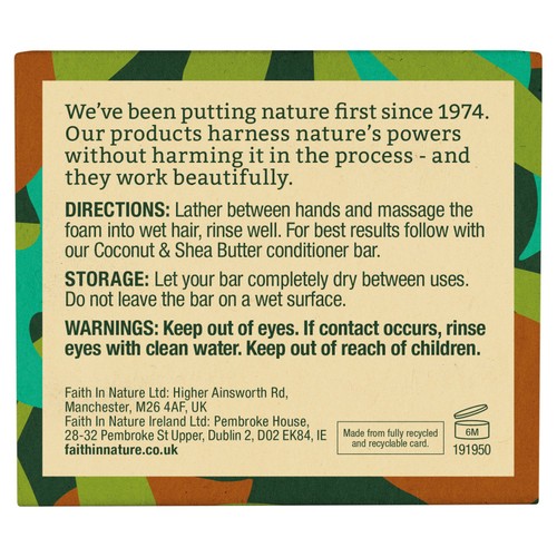 Faith in Nature Coconut & Shea Butter Shampoo Bar