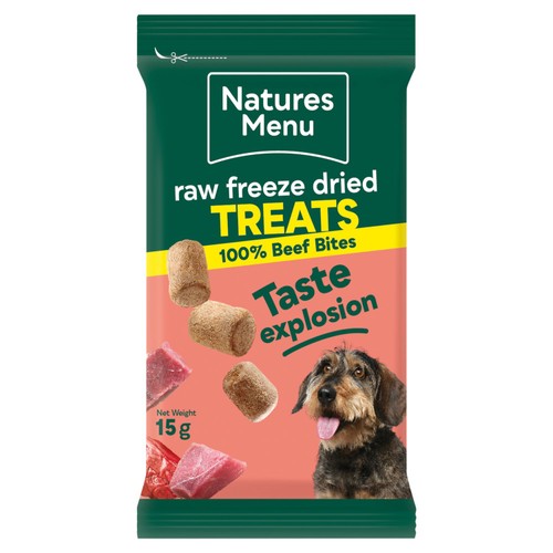 Natures Menu Raw Freeze Dried Beef Bites