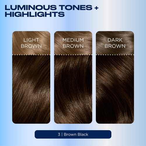Clairol Nice'n Easy Hair Dye, 3 Brown Black