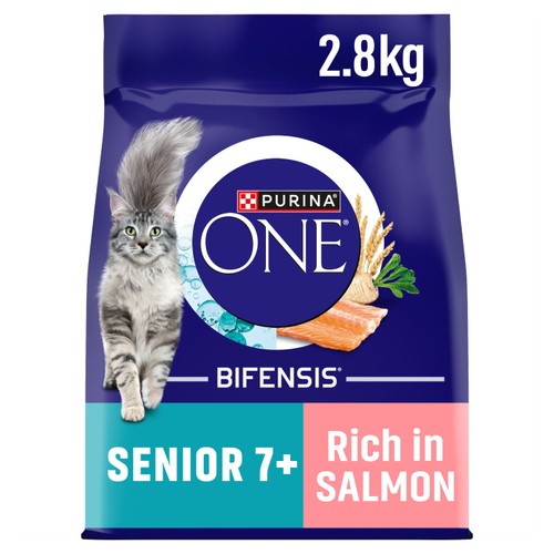 Purina One Senior 7+ Salmon Dry Cat Food
