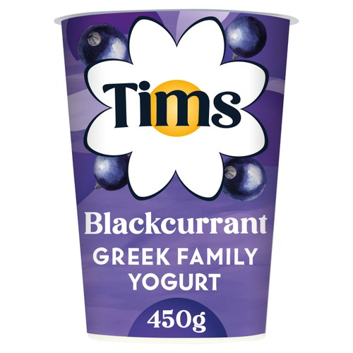 Tims Dairy Greek Style Blackcurrant Yoghurt