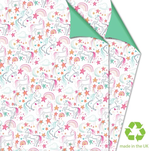 Unicorns Gift Wrap Sheets