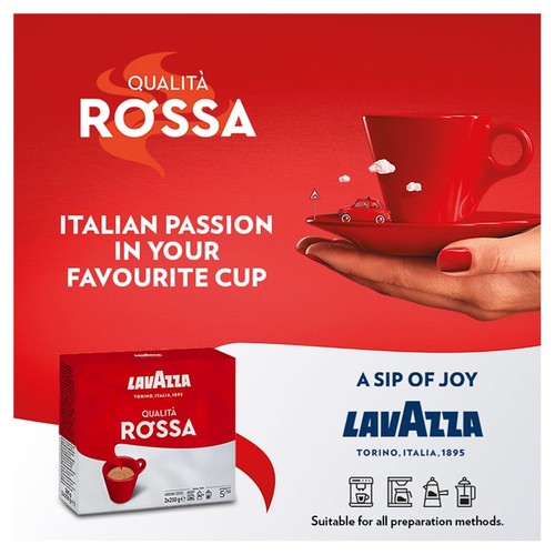 Lavazza Qualita Rossa Ground Coffee