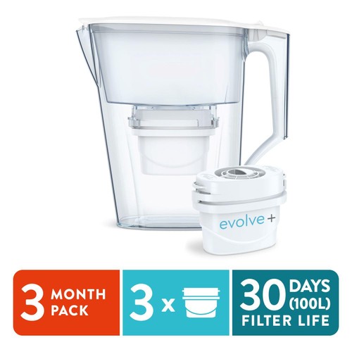 Aqua Optima Liscia 2.5L Water Filter Jug 3 Month Pack