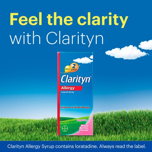 Clarityn Kids Allergy Syrup Mixed Berries