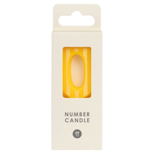 Table Fun Number 0 Candle