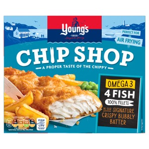 Young's Chip Shop 4 Omega 3 Fish Fillets