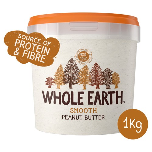 Whole Earth Original Smooth Peanut Butter 1000 G