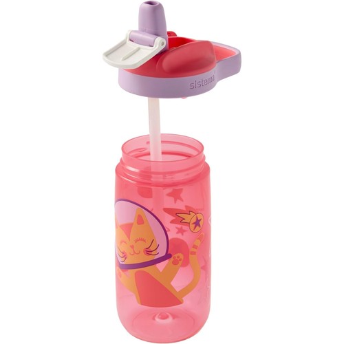 Sistema 3 Piece Bento Lunch Box and Water Bottle Set Pink