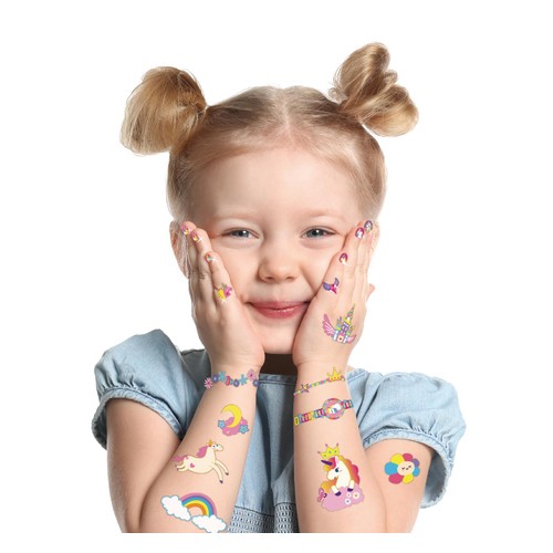 Avenir Unicorn Nail Stickers And Tattoos