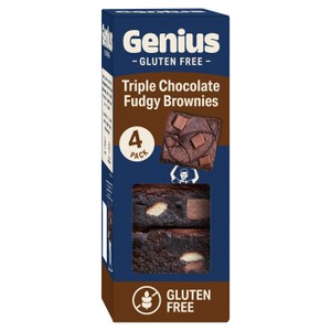 Genius Deliciously Gluten Free Fudge Brownies