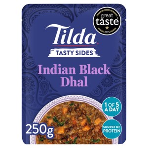 Tilda Tasty Sides Indian Black Dhal Pulses and Vegetables
