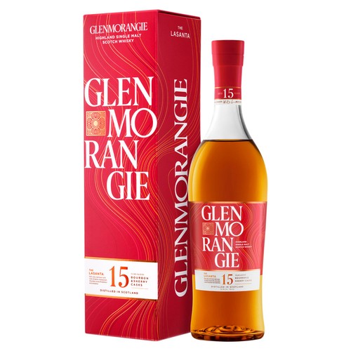 Glenmorangie Lasanta 15 Years Old Single Malt Whisky.