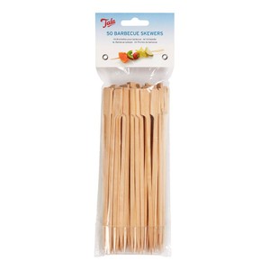 Tala  50 18cm Bamboo Skewers for BBQ's, Kebabs, 