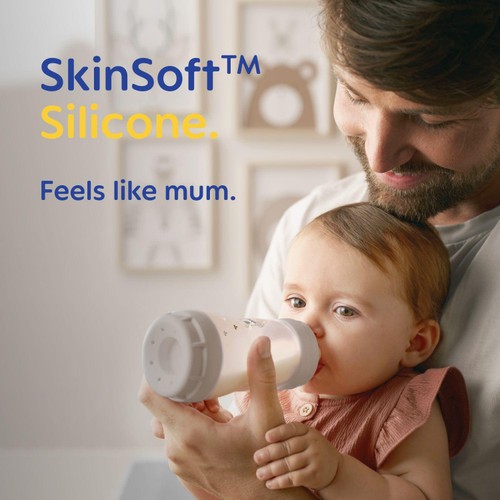 MAM Silicone Bottle Teats Medium Flow 2+ Months Level 2