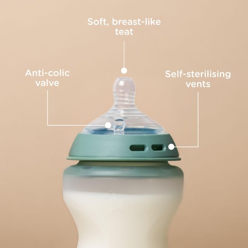 Tommee Tippee Natural Start Silicone Bottle 2 x 260ml pack