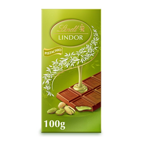 Lindt Lindor Milk Pistachio Chocolate Bar