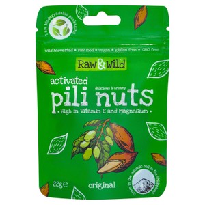 Raw & Wild Activated Pili Nuts Turmeric & Ginger Organic