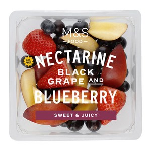 Nectarine, Black Grape & Blueberry Salad