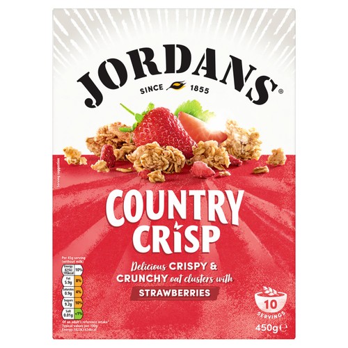 Jordans Country Crisp Sun-Ripe Strawberry Breakfast Cereal