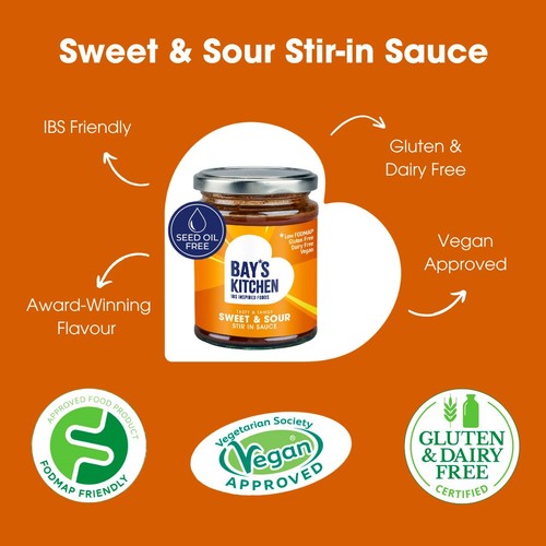 Bay's Kitchen Sweet & Sour Stir-in Low Fodmap Sauce