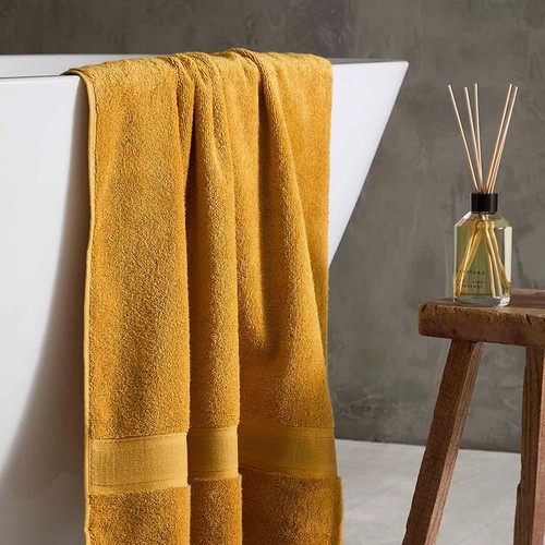 M&S Collection Ultimate Super Soft Pure Cotton, Bath Towel, Dark Ochre