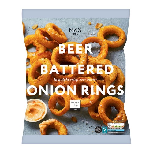 M&S Beer Battered Onion Rings Frozen