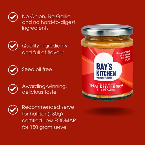 Bay's Kitchen Thai Red Curry Stir-in Sauce
