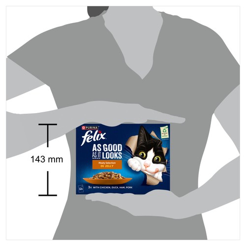 Felix As Good As it Looks Meaty Selection in Jelly Wet Cat Food