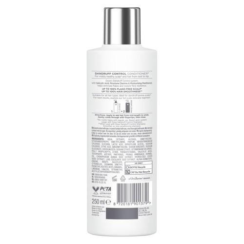 Dove Dandruff Control Conditioner for Healthy, Resilient Hair