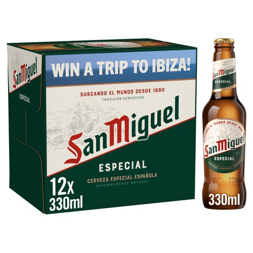 San Miguel Premium Lager Beer Bottles