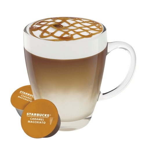 STARBUCKS Caramel Macchiato Coffee Pods by NESCAFE Dolce Gusto