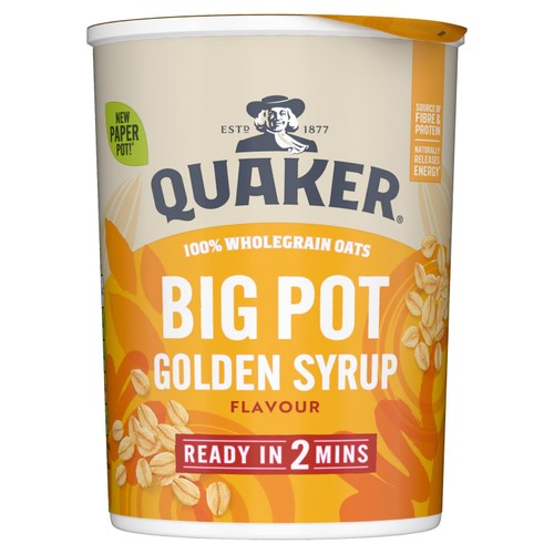 Quaker Oat So Simple Golden Syrup Porridge Cereal Big Pot
