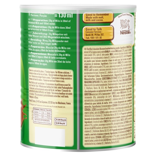 Milo Malted Milk Drink 