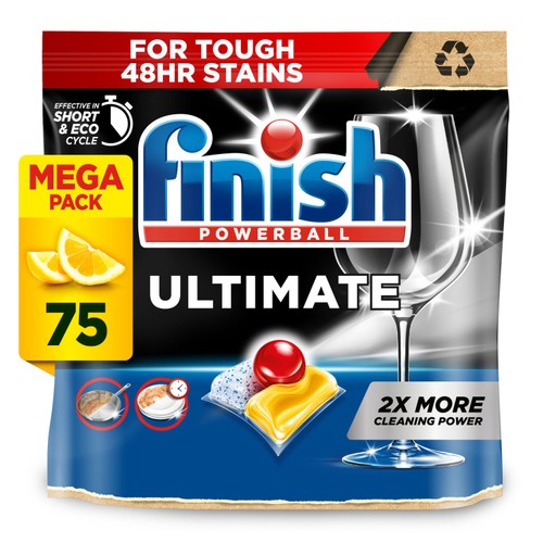 Finish Ultimate All in One Dishwasher tabs Lemon