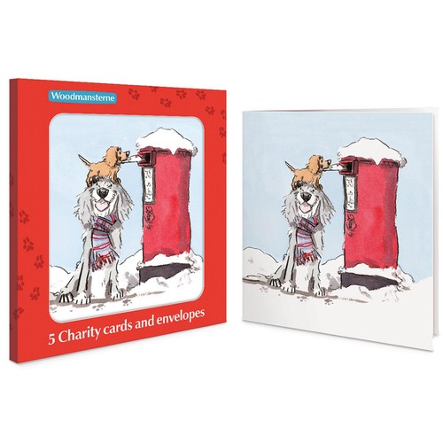 Dog & Postbox Christmas Card Pack