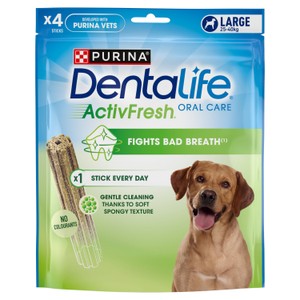 Dentalife ActivFresh Large Dental Chicken Dog Chews