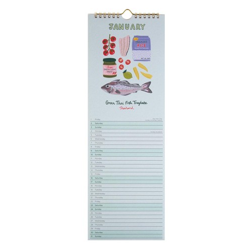 M&S Recipe Slim Calendar