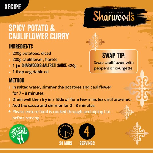 Sharwood's Jalfrezi Indian Curry Sauce