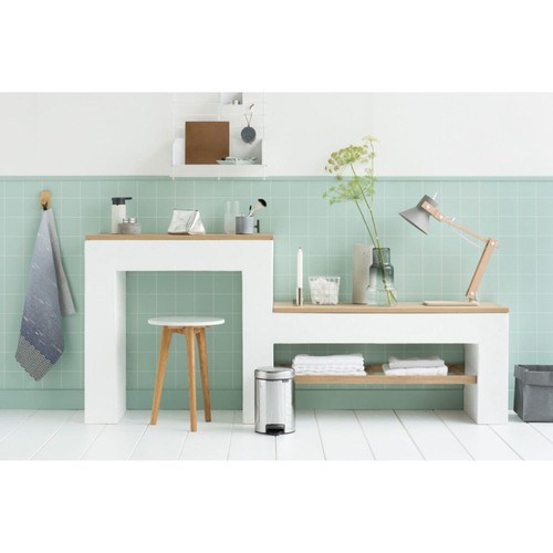 Brabantia Pedal Bin, Brilliant Steel 3L