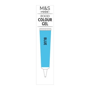 M&S Blue Food Colouring Gel